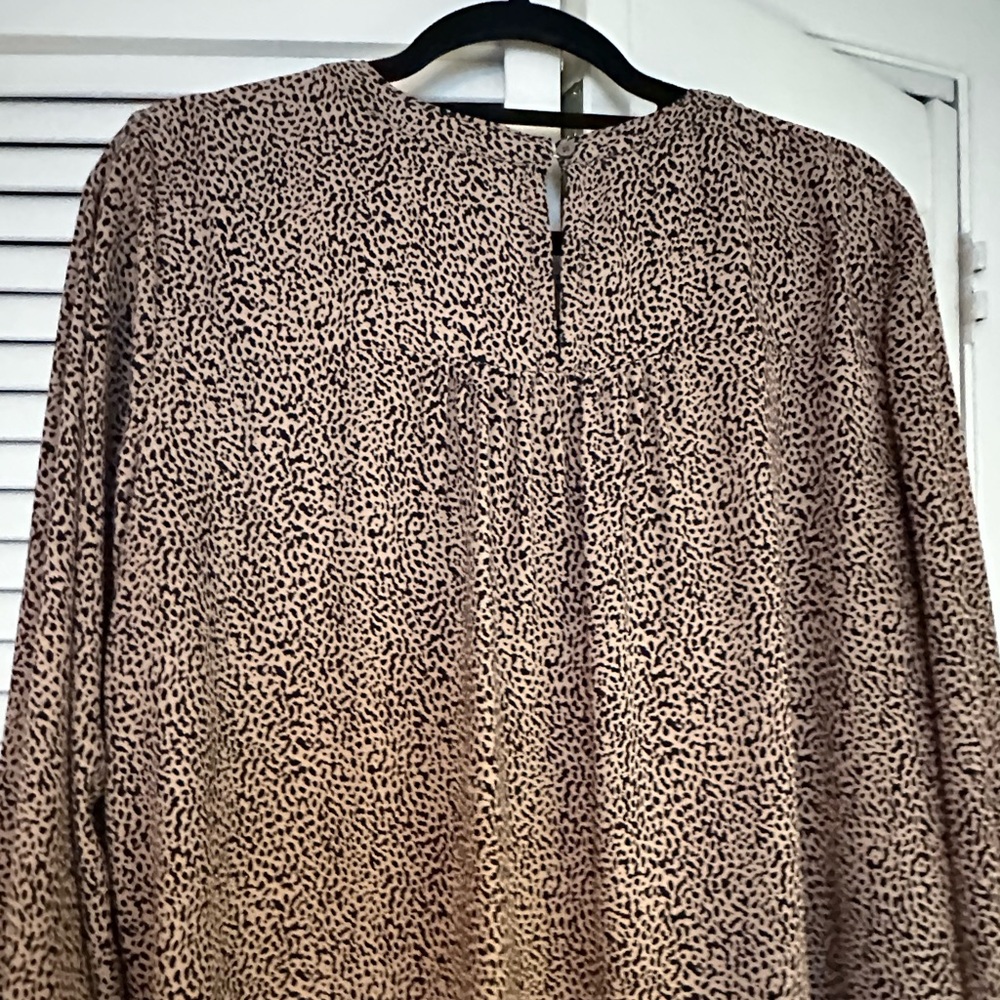 Loft animal print blouse